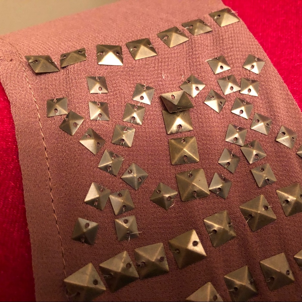 Sheer Cappuccino Colored Layered Vest - Picture 4 of 8